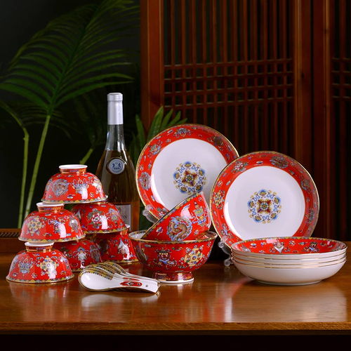 【陶瓷餐具節日禮品套裝定制,定做景德鎮陶瓷餐具廠家】-